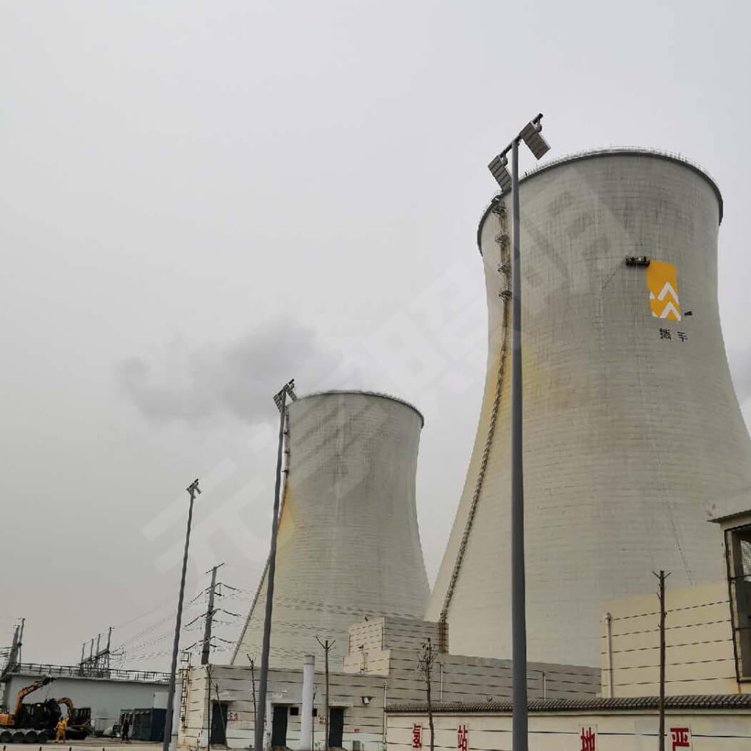 河北電廠廠區(qū)籃球場(chǎng)照明項(xiàng)目